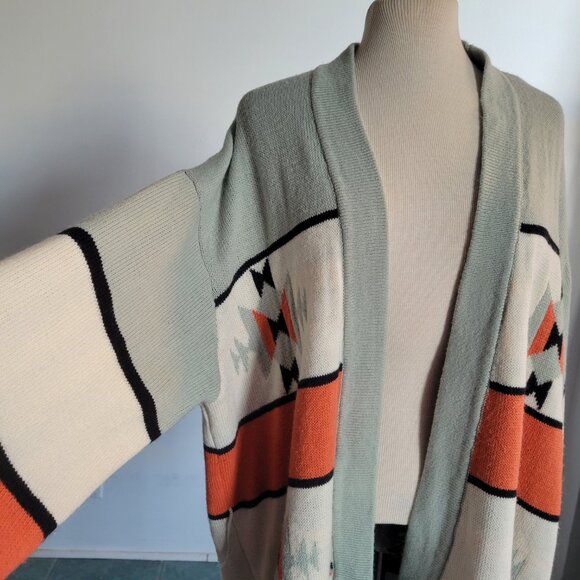 Wrangler Retro Western Aztec Women’s Cardigan Sweater (Size: XL) - Picture 8 of 16